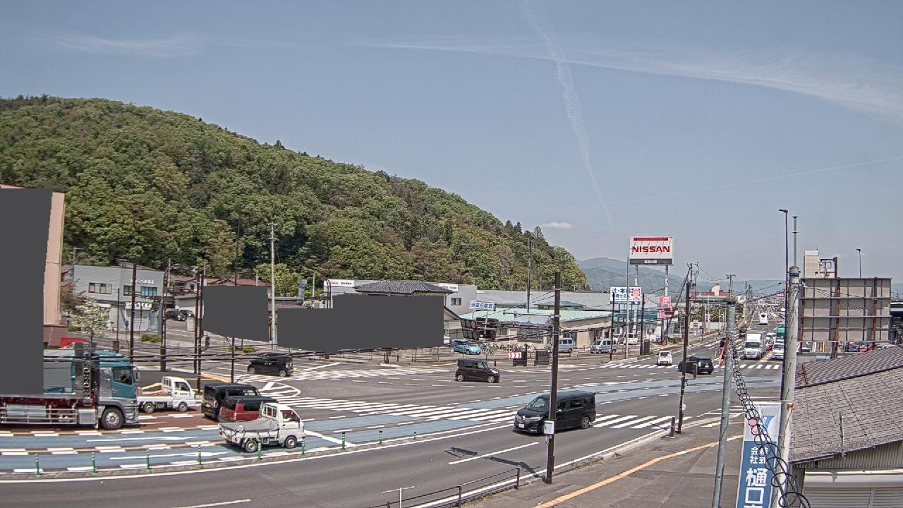 福島市 国道4号 岩谷下交差点