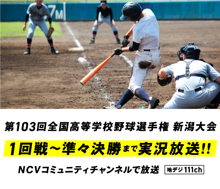 21高校野球新潟大会 株式会社ニューメディア