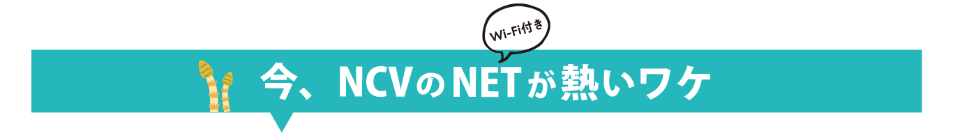今、NCVのインターネットが熱いワケ