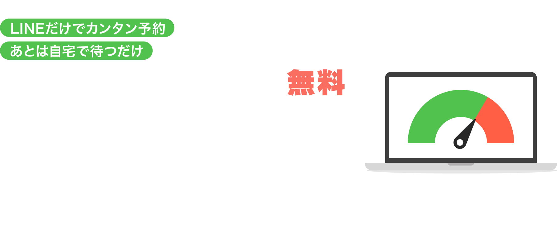 LINEで予約完結！おうちのWi-Fi電波を無料で測りに行きます。