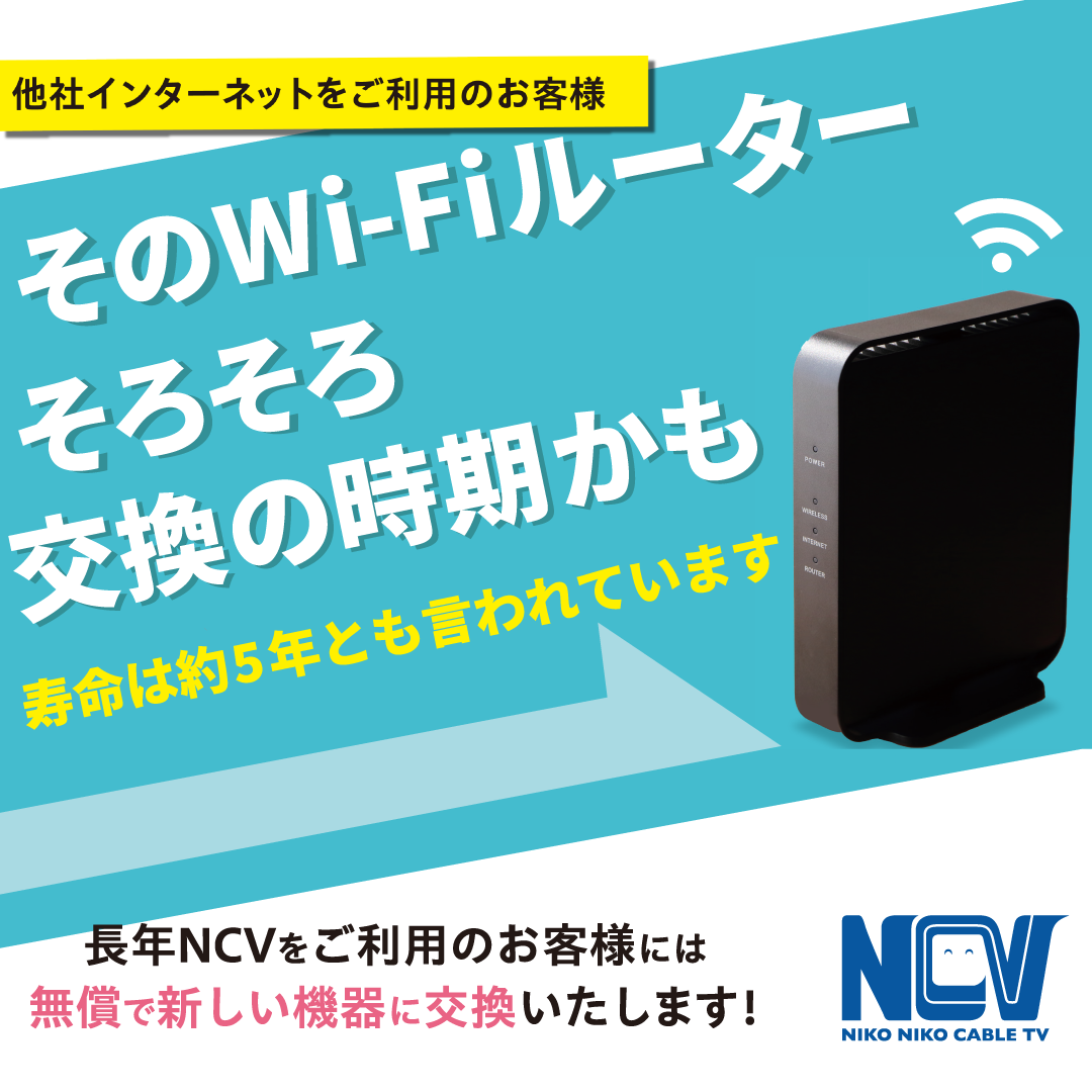 1Gbps光インターネット 4,950円/月(税込)　　光インターネット+地デジ・BS・NCVチャンネル 6,050円/月(税込)